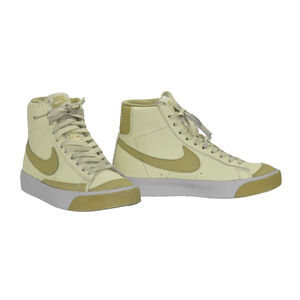 A6 Auth NIKE Blazer Mid 77 SE Yellow Mid Top Boys Shoes DM1000-800 Size 4Y